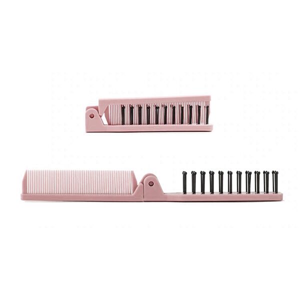 Расческа Jordan & Judy Folding Dual-Purpose Comb розовый PT006 (Pink) - 4