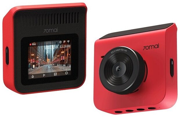 Видеорегистратор 70mai Dash Cam A400 + камера RC09 (Red) - 2