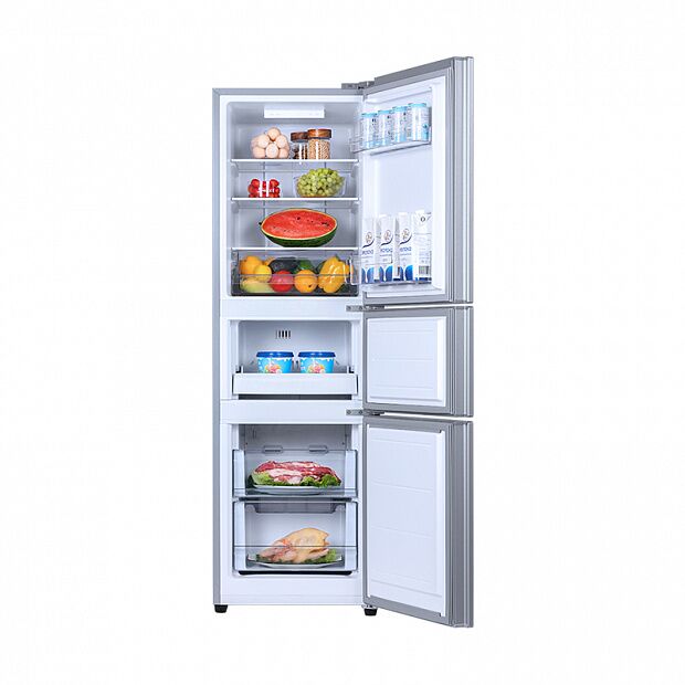 Холодильник Mijia Air-Cooled Three-Door Refrigerator 210L (Grey/Серый) - 2