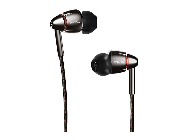 Наушники 1MORE Quad Driver In-Ear Headphones E1010 Grey - 3