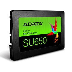 Твердотельный накопитель ADATA SSD Ultimate SU650, 480GB, 2.5 7mm, SATA3, 3D TLC, R/W 520/450MB/s, IOPs 40 000/75 000, TBW 280, DWPD 0.5