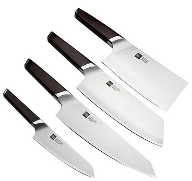 Набор ножей HuoHou Fire Waiting Steel Knife Set (4 ножа  подставка) - 3