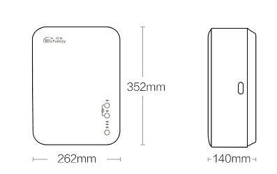 Очиститель воздуха Xiaomi Biofamily Wall Hanging New Fan (White/Белый) - 2