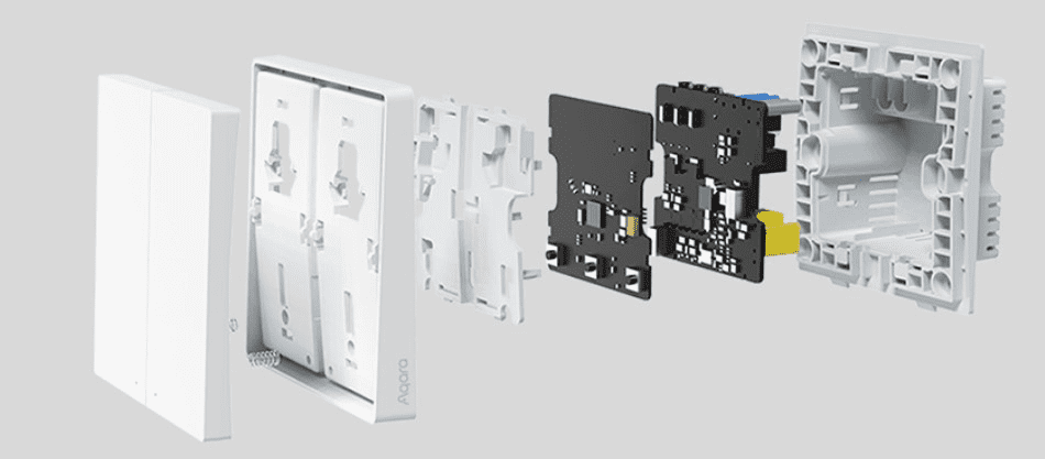 Особенности конструкции Xiaomi Aqara Smart Wall Switch D1 