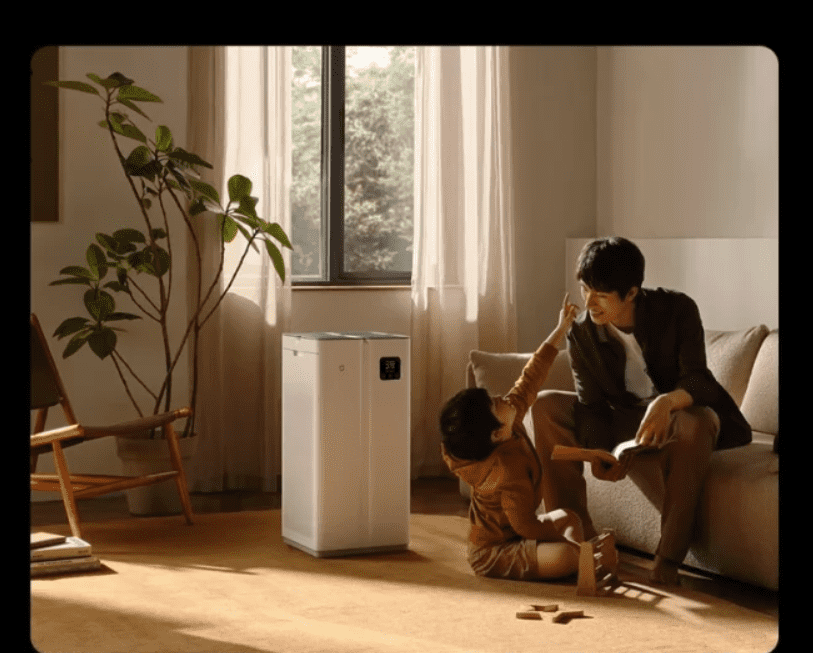 Пример установки очистителя воздуха Mijia Full-Effect Air Purifier